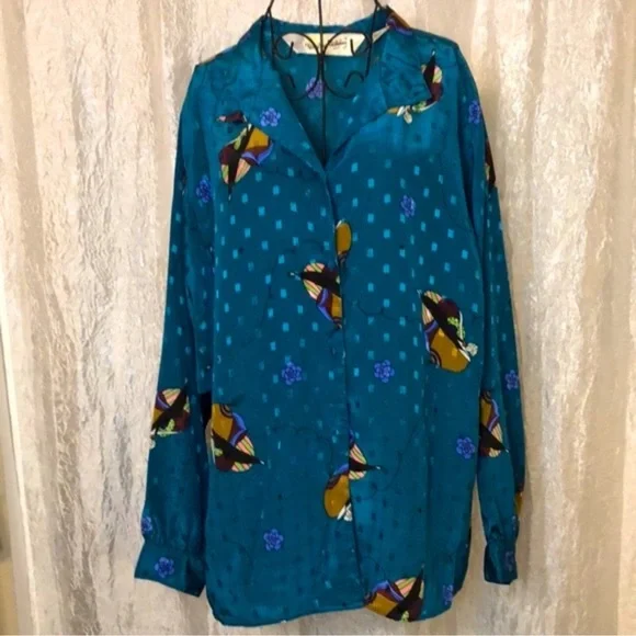 DIANE VON FURSTENBERG whimsical blouse - Picture 2 of 6